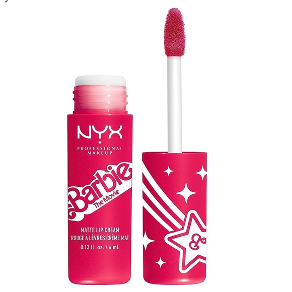 NYX Perfect Day Pink Barbie Movie Matte Lip Cream - Picture 2 of 4